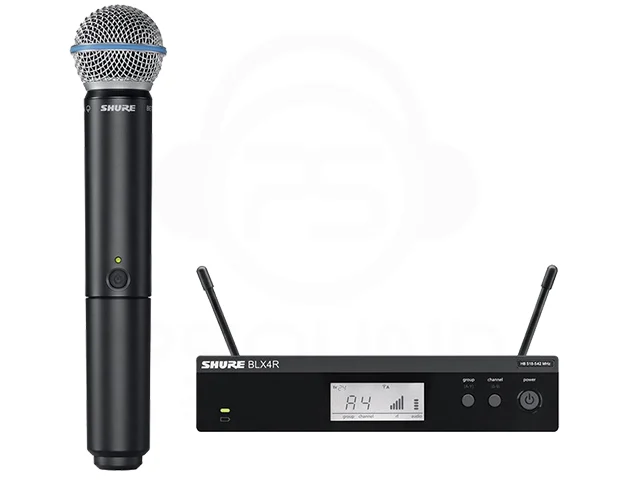 Site lijn Seizoen Voldoen Shure BLX4R SM58, draadloze handheld microfoon - PSOUND: Sound & Light